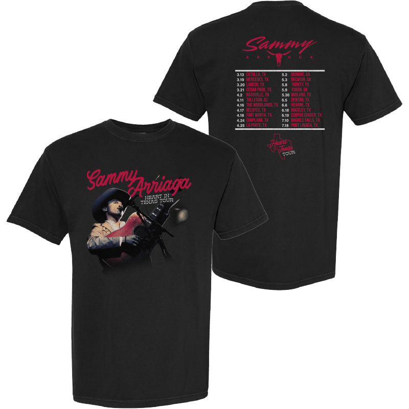 Heart In Texas - Tour Tee – Sammy Arriaga - Official Merch Store