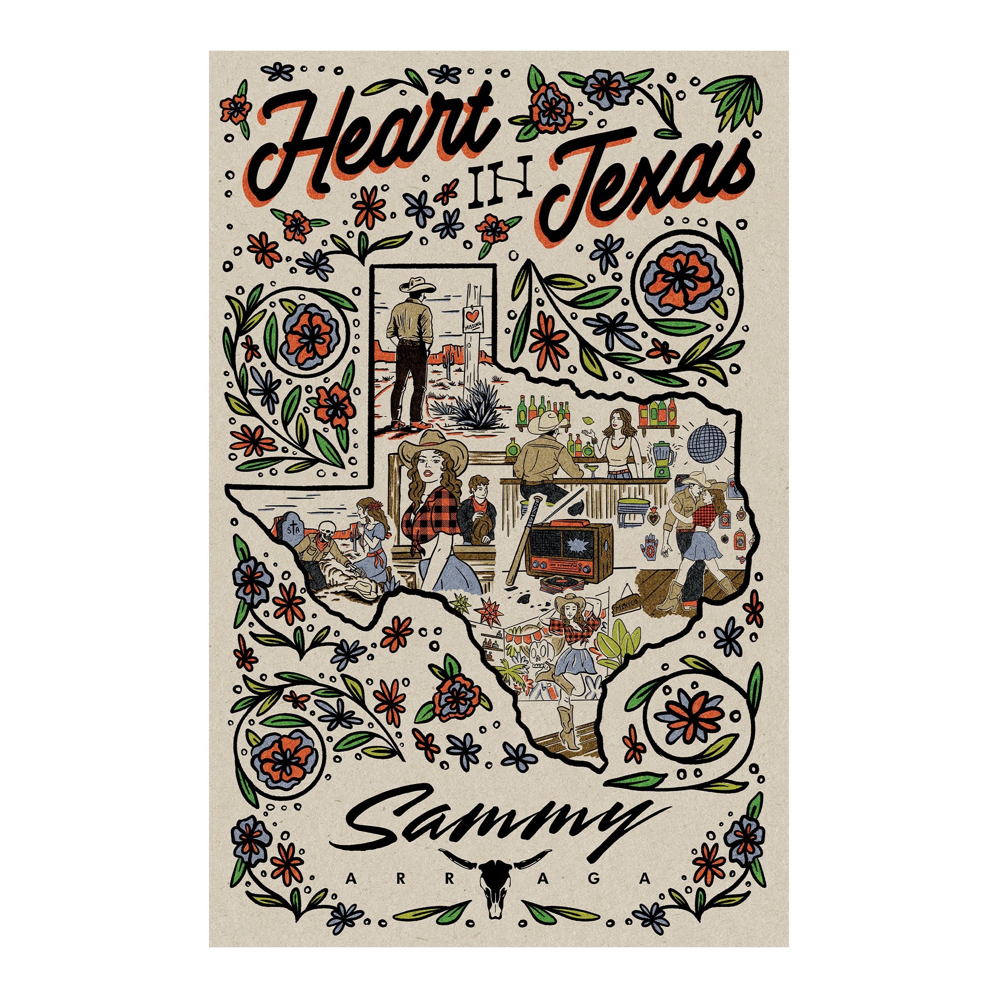 Signed 12x18 Poster - Limited Edition – Sammy Arriaga - Official